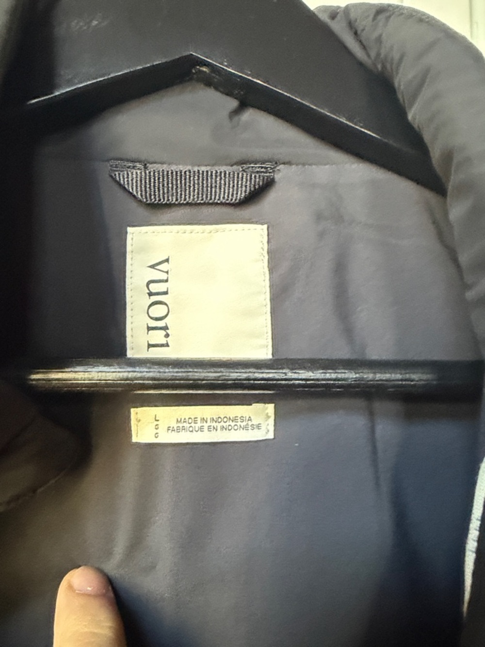 Vuori Black Quilted Zip-Front Vest - Picture 2 of 3